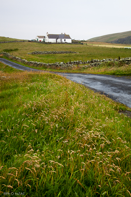 Escocia. Islas Shetland. Isla de Fair.