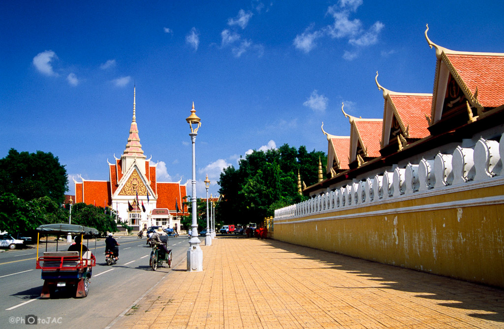 Camboya. Palacio Real de Phnom Penh.