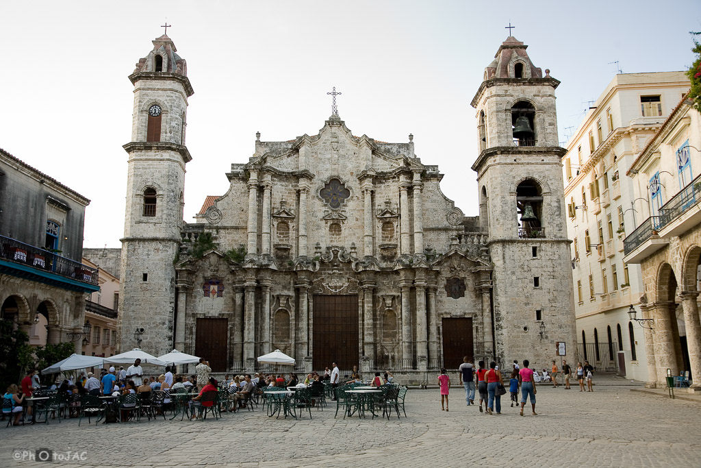 La Habana. Catedral de San Cristobal, en la plaza de la Catedral (Habana Vieja).