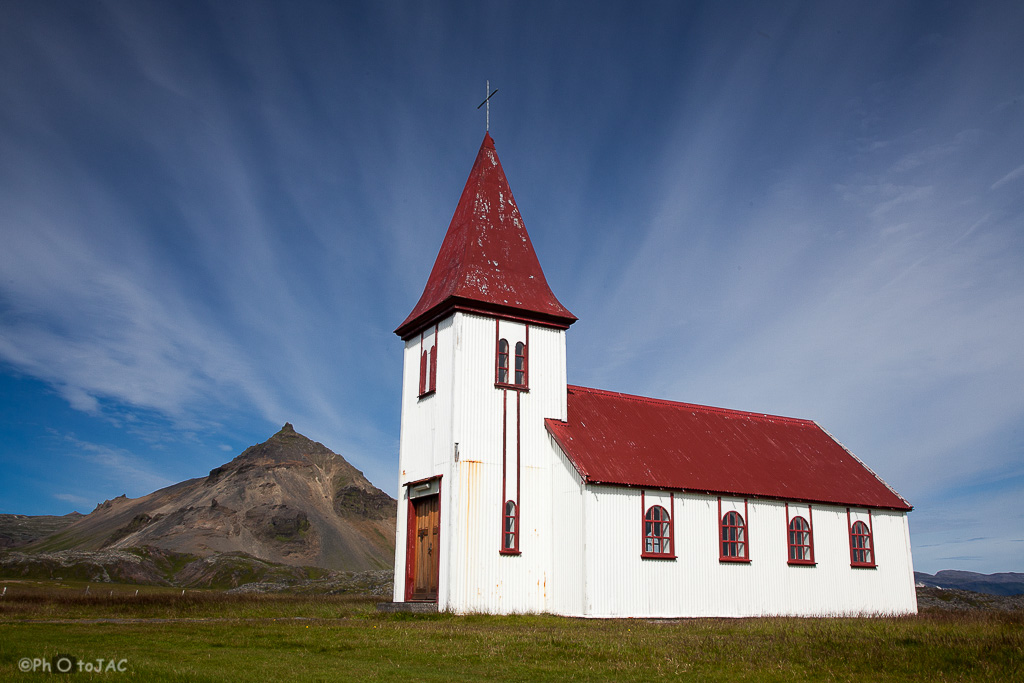 Iglesia de Hellnar. Península Snaefellsness.