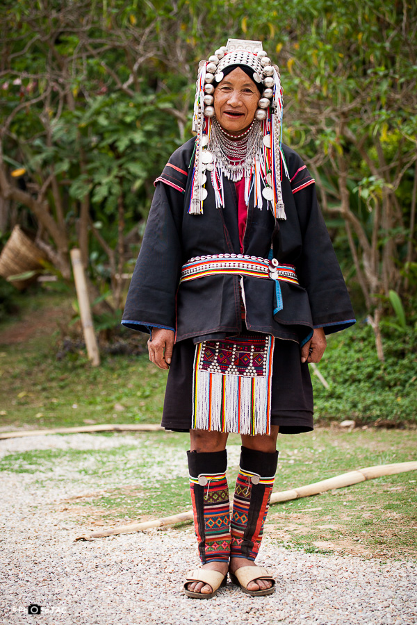 Mujer de la etnia "akha". Mae Salong.