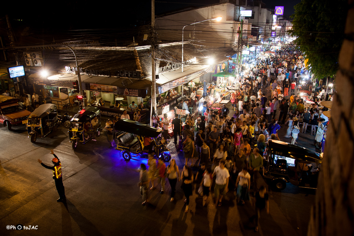 Chiang Mai. Mercado nocturno.